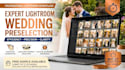 do professional wedding photo culling in adobe lightroom