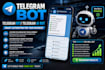 develop telegram mini app and telegram bot reservation bot with API integration