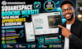 design a squarespace booking website with online appointments and scheduling