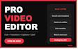 do professional short video editing with transitions and captions