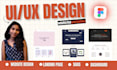 ui ux design, website design, saas dashboard design in figma