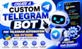 build a professional telegram bot for business automation
