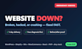 fix your broken or down website fast, wordpress, shopify, react or any stack