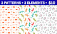 design unique seamless patterns for your fabric or apparel