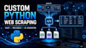 develop an ai powered python web scraping scripts