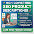 write SEO product descriptions for shopify, amazon