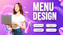 design modern food menu, price list and flyer