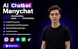 ai chatbot for social media with manychat