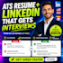 write an ats resume and optimize your linkedin profile