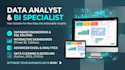 do sql database development, power bi dashboards, and data analysis