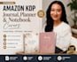 design amazon KDP journal planner and notebook covers