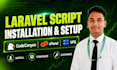 install, setup and customize laravel PHP script on cpanel from codecanyon