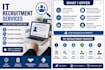 do IT recruitment, linkedin sourcing, and resume screening
