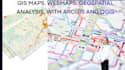 create custom gis maps, webmaps, geospatial analysis, with arcgis and qgis