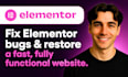 fix wordpress elementor bug design elementor pro website elementor pro developer