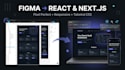 convert figma to react nextjs or tailwind CSS website