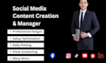 create engaging social media content and schedule posts