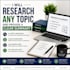 create accurate research and concise summaries