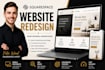 redesign squarespace website to increase leads and conversions