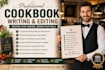 write, edit, and format your cookbook recipes professionally KDP formatting