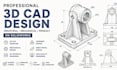 do 3d industrial design 3d cad design and 3d mechanical design on solidworks