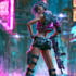 cyberpunk female character desing