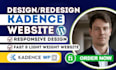 design wordpress kadence theme and blocks, kadence pro, all plugins, gutenberg