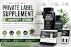 private label shopify store supplement nutraceutical store supplement website