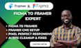 framer developer figma to framer cms setup responsive pixel perfect spline