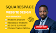 design, redesign, and develop a professional squarespace web