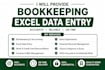 do bookkeeping in quickbooks online complete setup and reconciliation
