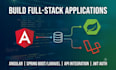 develop full stack app with angular laravel and spring boot