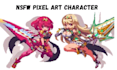 create nsfw pixel art animation and 2d sprite sheets for your game art