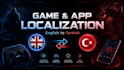 localize your video game or app into fluent turkish