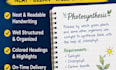 make aesthetic handwritten notes for study and business