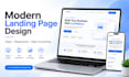 design and build a modern high converting landing page
