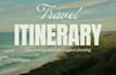 design your next travel itinerary