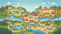 create a commute map, transit map, amenity map, lifestyle map, digital twin map