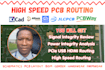 design high speed mutilayer pcb ddr pcie usb routing stackup dfm gerber bom