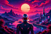 create cinematic anime and cyberpunk ai illustrations
