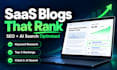 write SEO blog posts for saas and b2b tech companies