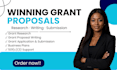 research and write a winning grant proposal