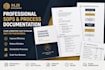 create professional sops and process documentation