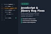 fix javascript, jquery, browser bugs and add custom scripts