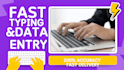 do fast typing work and professional data entry