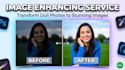 do professional photo enhancing and color correction