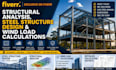 do structural analysis, steel structure design and wind load calculations