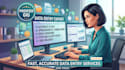 do accurate data entry, copy paste, and web research