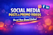 social media posts promo videos