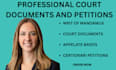 expertly draft appellate briefs, response briefs, reply briefs and writs